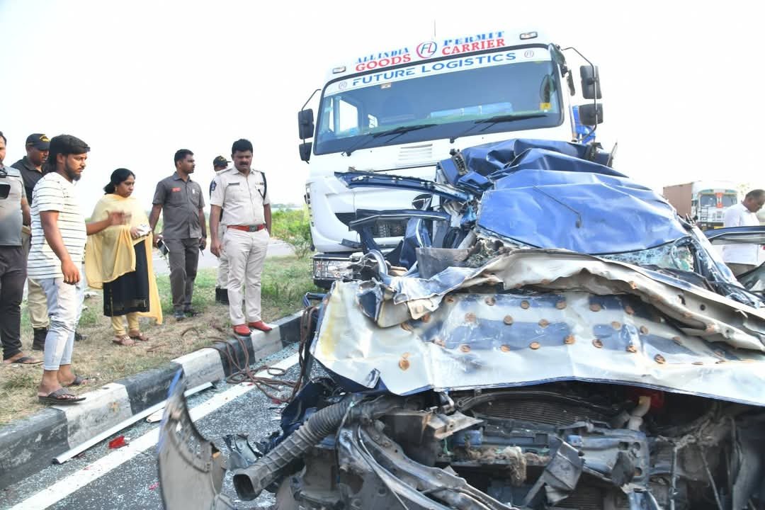 Road accident near Ongole