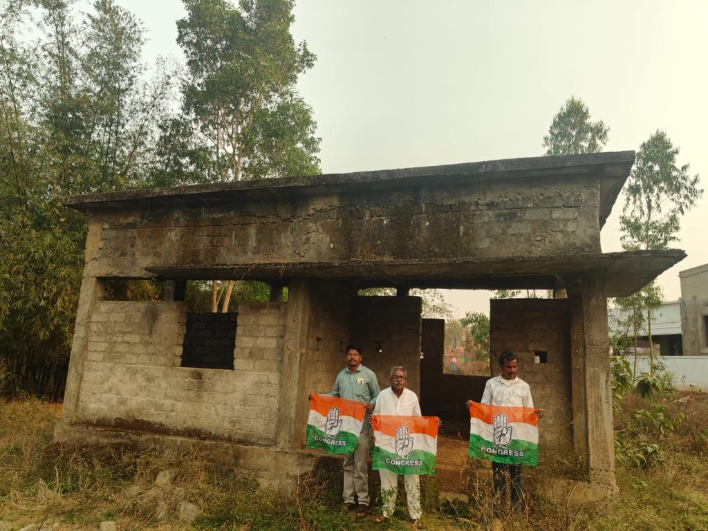 Anganwadi building that has been abandoned
